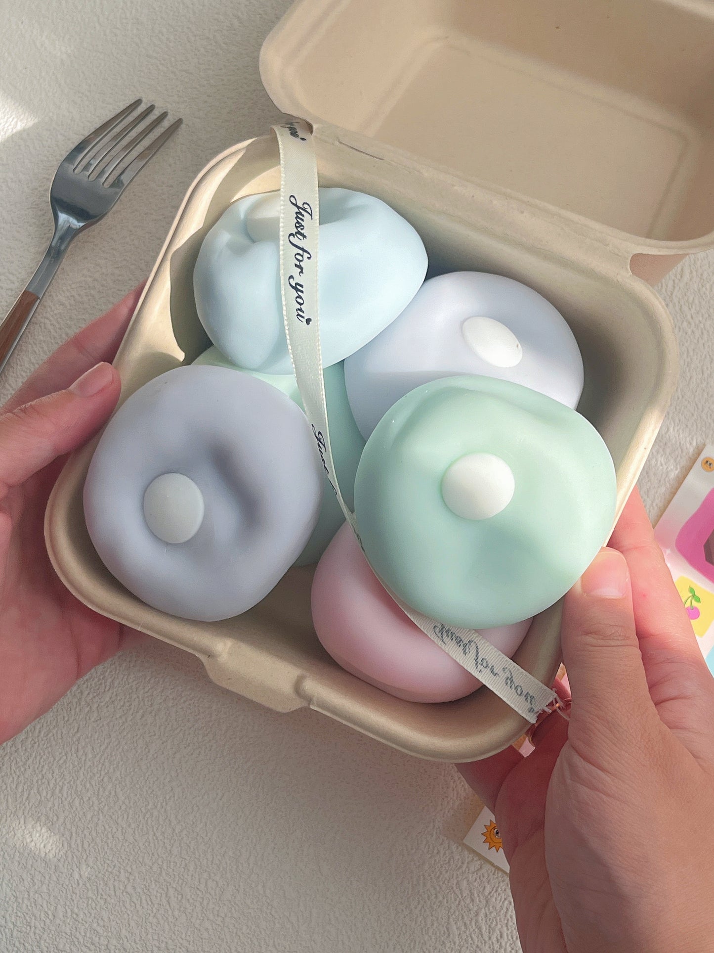 Milk Skin Stress Ball with Beads – TikTok Viral Toy