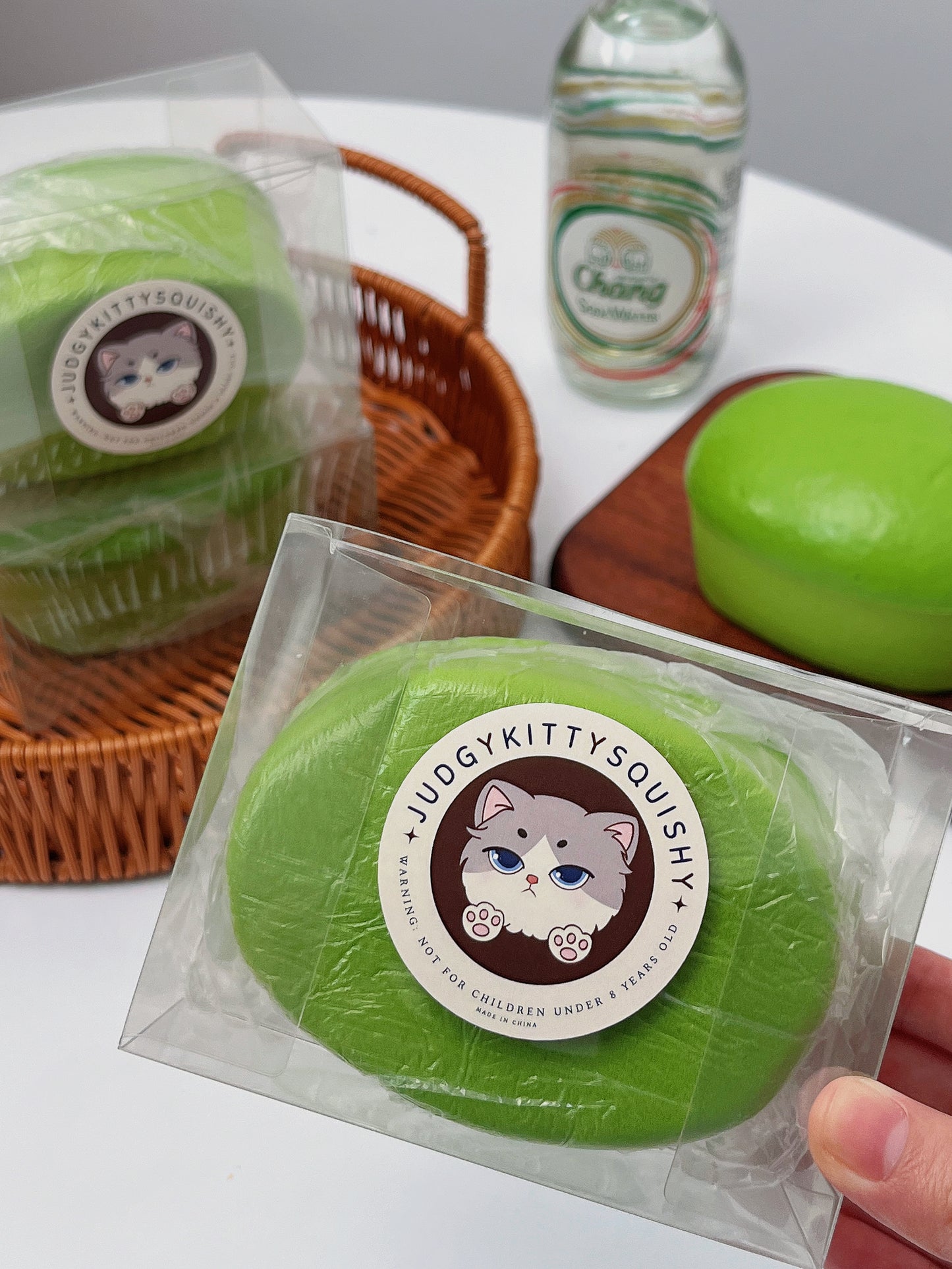 Matcha Cake Squishy – Slow-Rise Scented Stress Toy