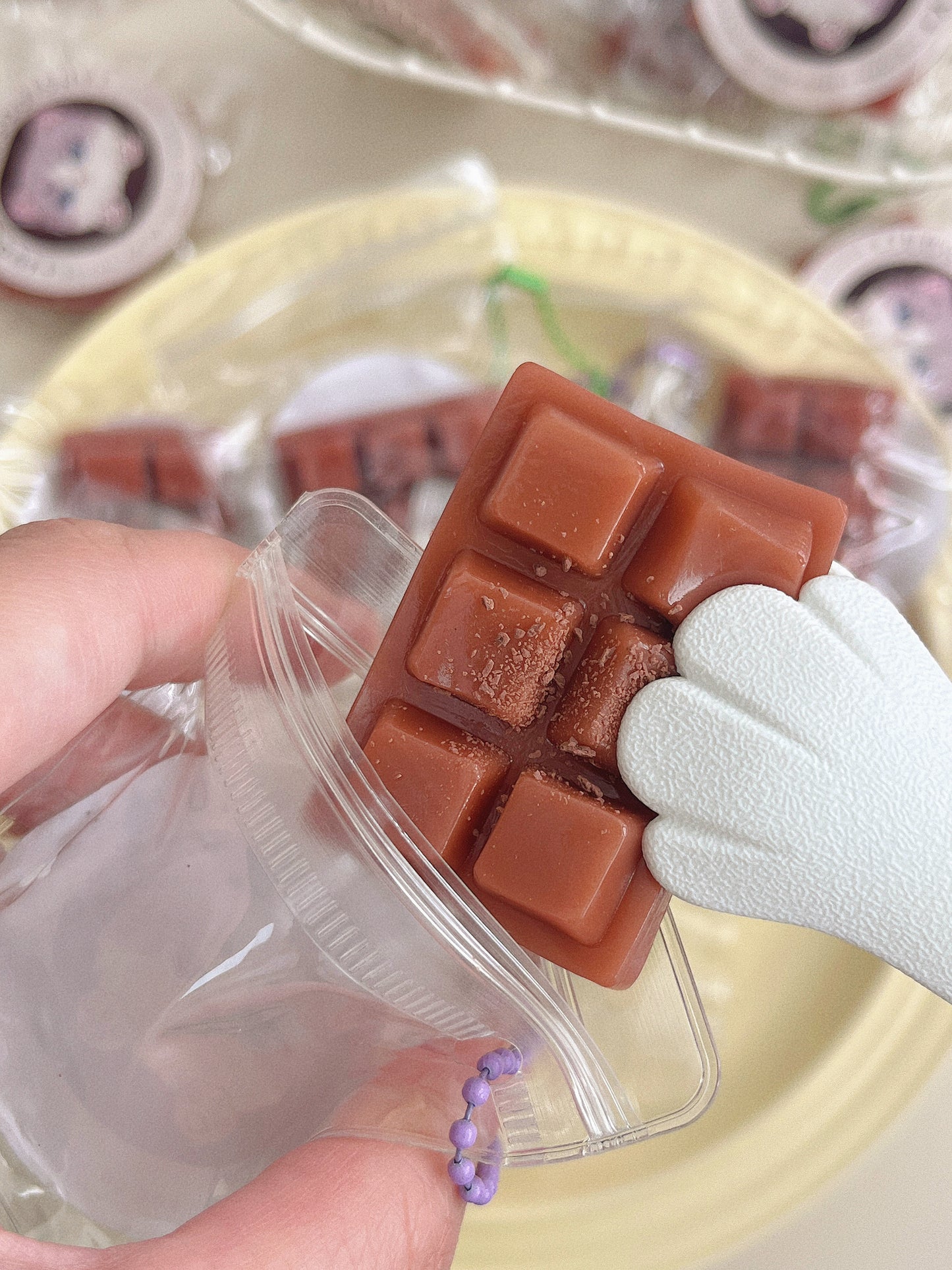 Mini Chocolate Bar Squishy Fidget Toy for Stress Relief