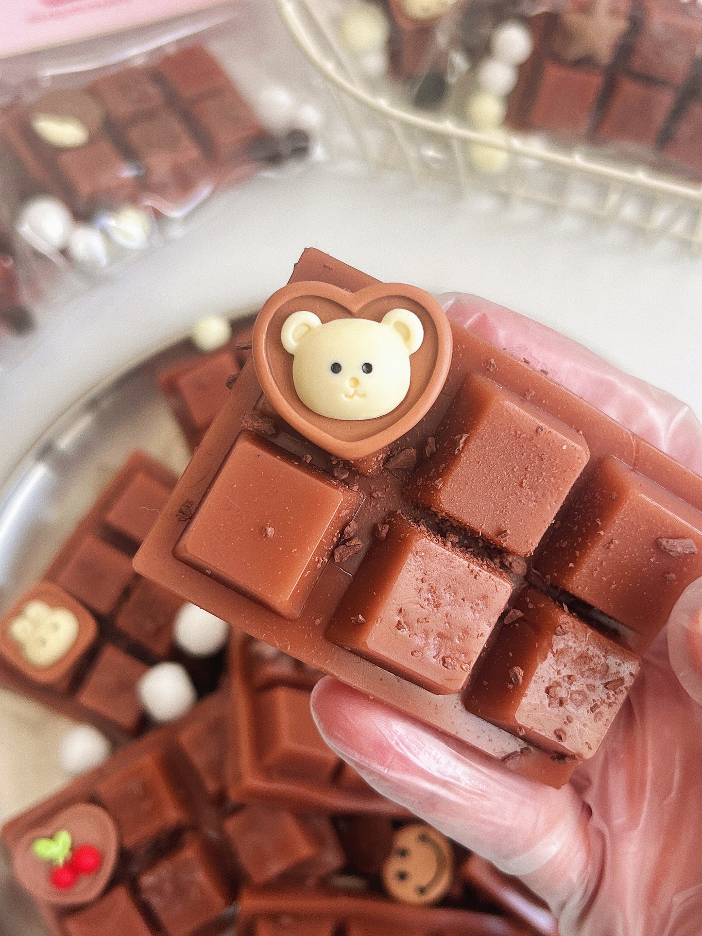 Chocolate Fidget Toy with Charms -with Tasty Scents