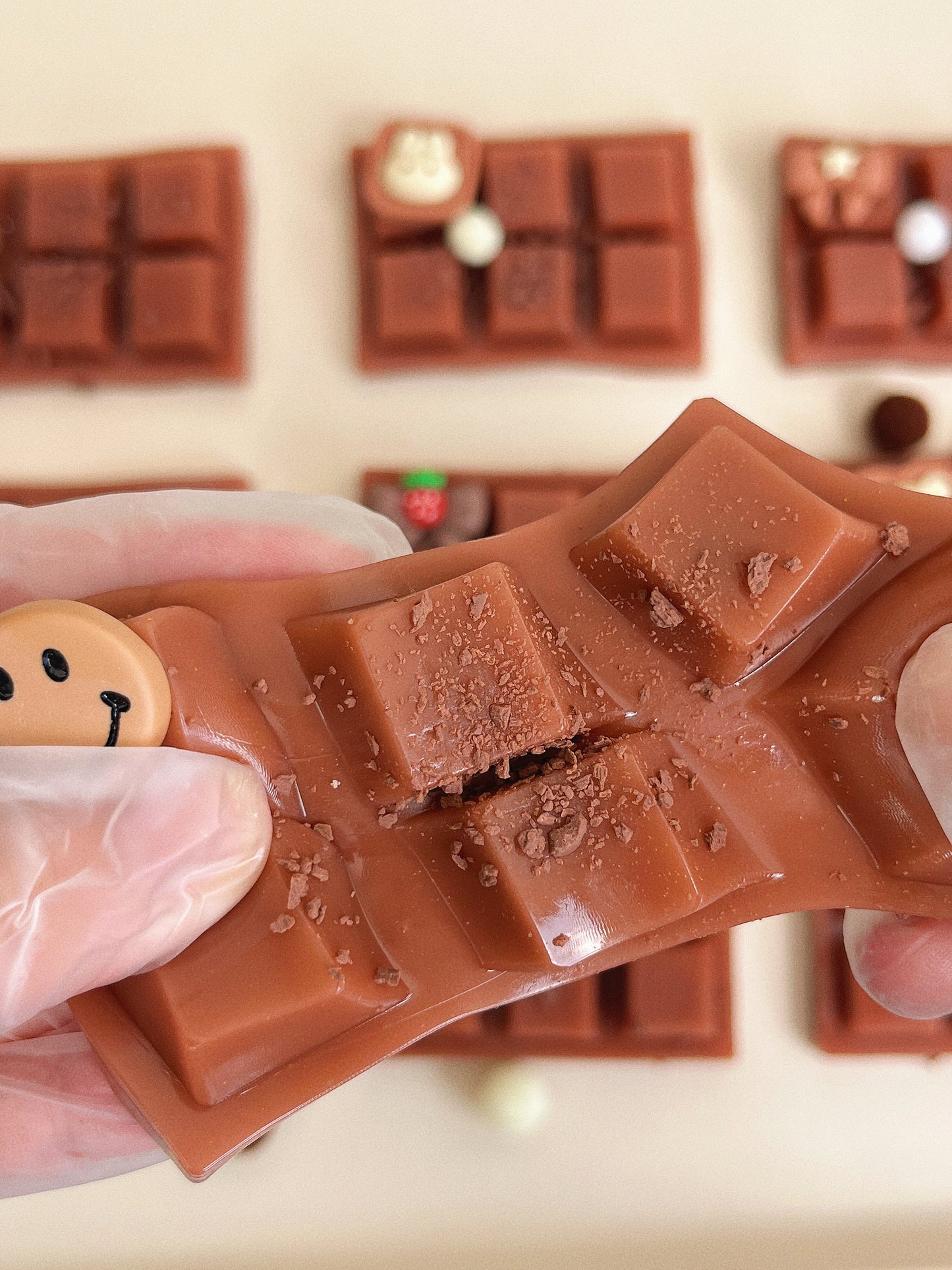 Chocolate Fidget Toy with Charms -with Tasty Scents