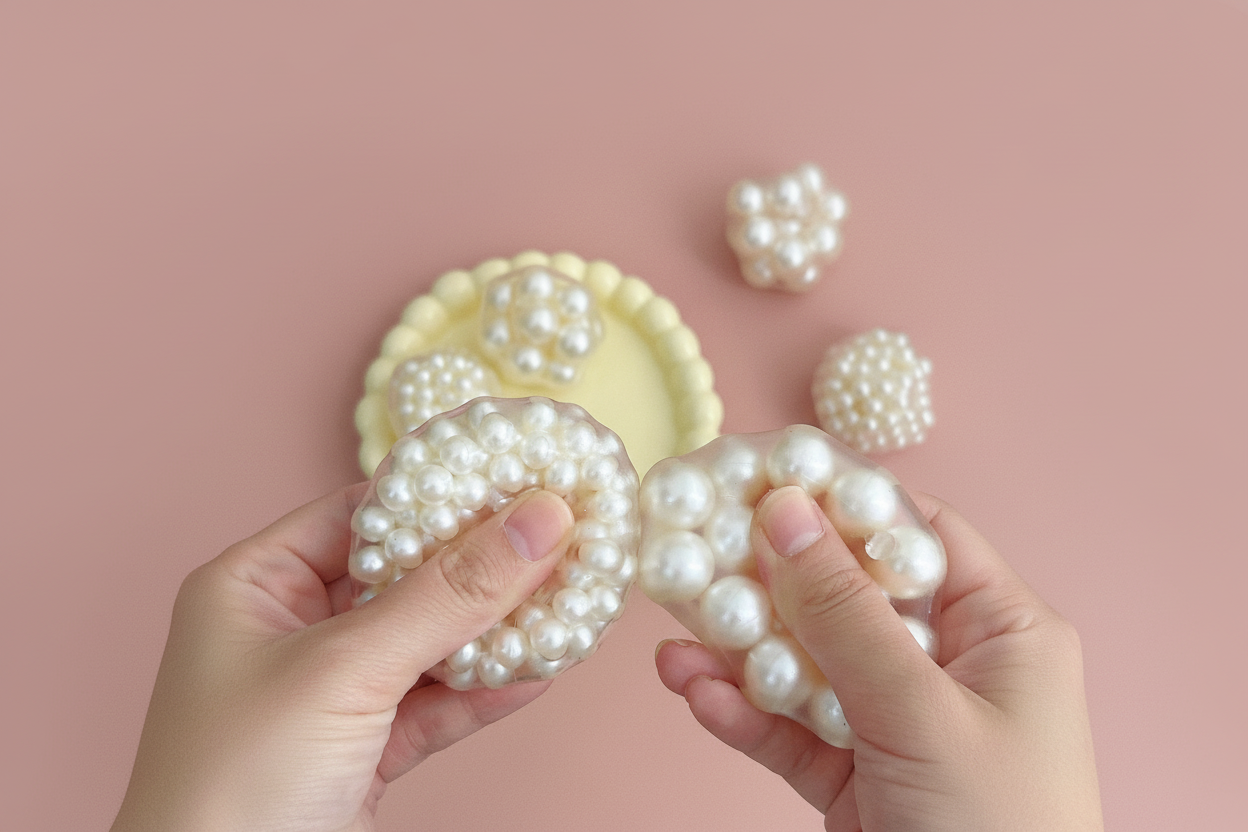 Bulk Buy: 3 Pearl Stress Ball GIft Bundle
