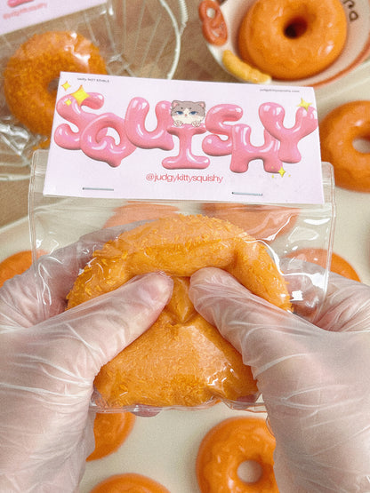 Judgy Kitty Donut Squishy – Sweet Relief for Everyday Stress