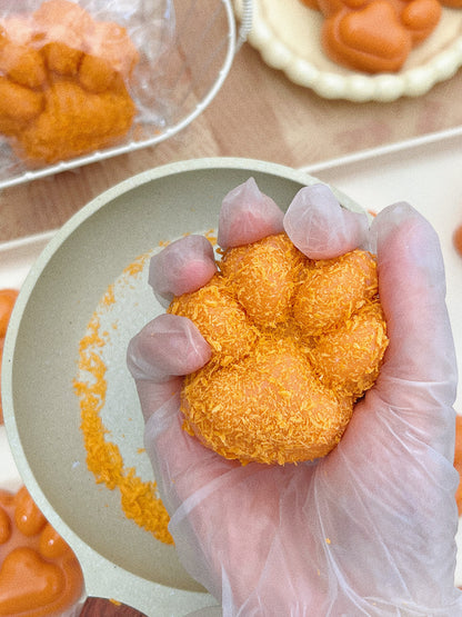 Judgy Kitty Fried Cat Paw Squishy