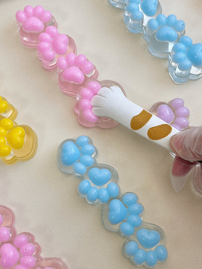 Four-Link Jelly Cat Paw Squishy Toy