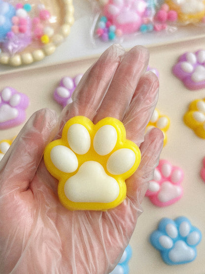 Dual-Tone Cat Paw Squishy – Soft and Satisfying Stress Relief Toy