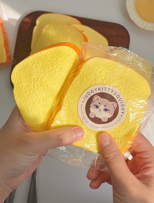 Squishy Toast Bread - Squeeze Away Your Worries with a Slice of Happiness