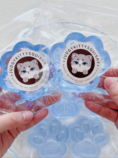 Refresh Your Mind with the Frosty Paw Lily Squishy - Crystal Clear Stress Relief Toy